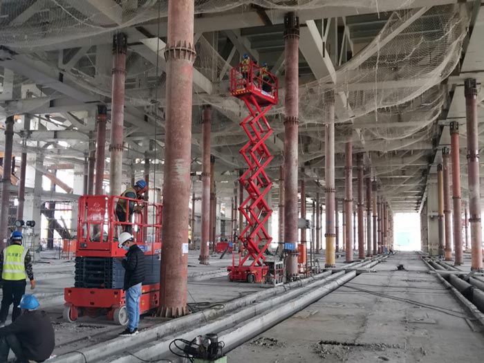 半岛娱乐(中国)高空作业车为北京冬奥会项目建设加速